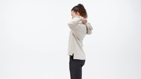 Beige Polera con Capucha Terrex