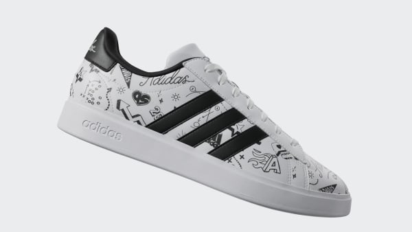 wit Grand Court 2.0 Schoenen
