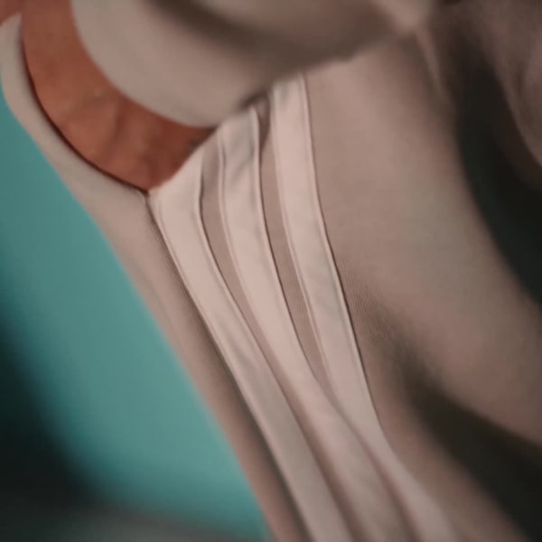 Beige Bomber Essentials Contemporary Logo