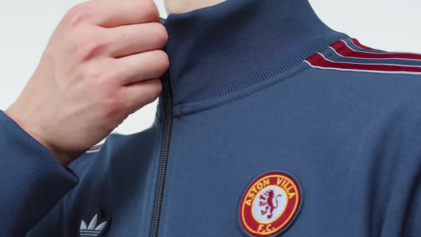 Bla Aston Villa FC Terrace Icons träningsjacka