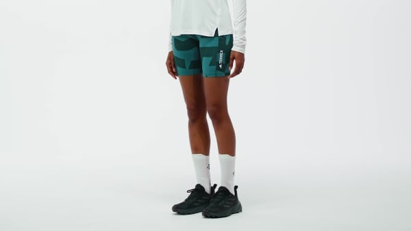 groen Terrex Multi 8-inch Strakke Short Printed