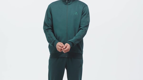 Green Sportswear Basic 3-Stripes Fleece Track Suit
