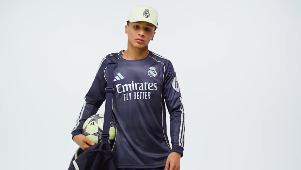 Niebieski Koszulka Real Madrid 25/26 Long Sleeve Away