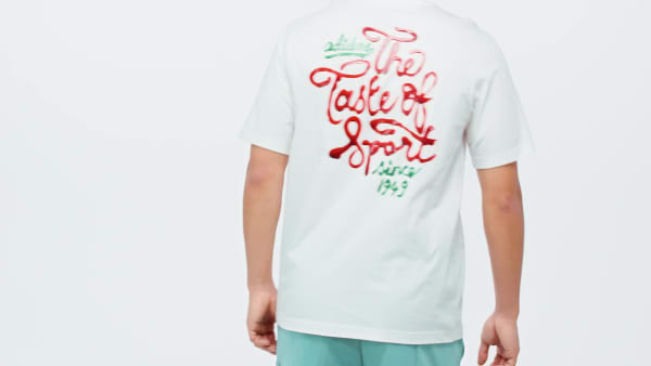 สีขาว เสื้อยืดพิมพ์ลาย Food Sauce