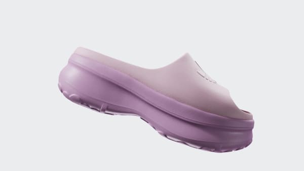Purple Adifom Stan Slides