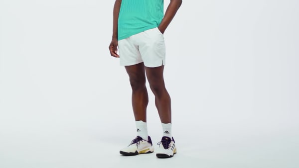 bílá Šortky Tennis Climacool Ergo