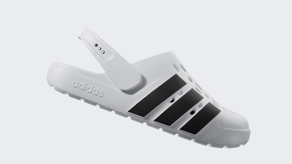 biela Šľapky Adilette Clog 2.0