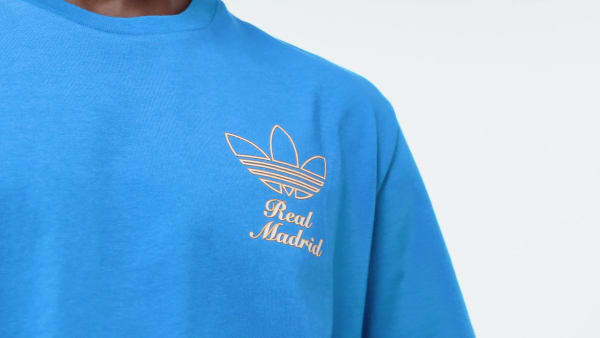 Azul Camiseta Graphic del Real Madrid Icons