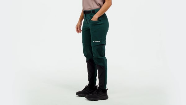 Green Terrex Utilitas Hiking Zip-Off Pants