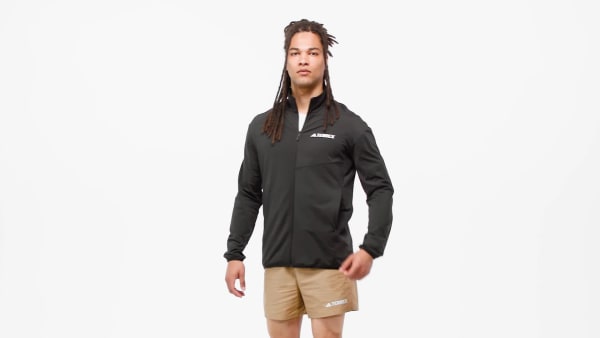 noir Veste Terrex Multi CLIMAWARM Full-Zip Tech Fleece