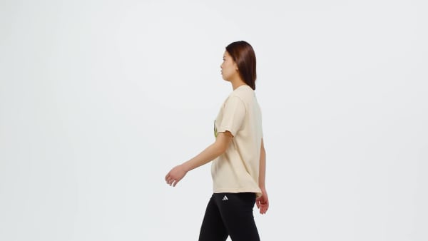 Beige adidas X FARM Graphic T-shirt