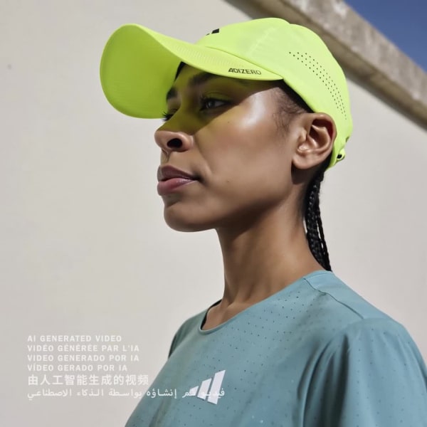 adidas Czapka Runningxadizero Lightweight CLIMACOOL - Zielony