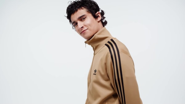 Beige Veste de survêtement Adicolor Classique