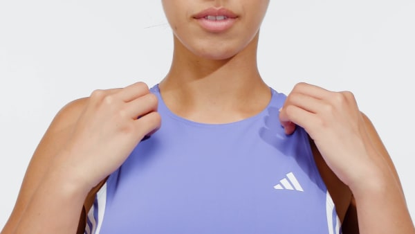 Azul Esqueleto de Running Own the Run 3 Rayas