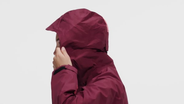 Burgundy Terrex Techrock Gore-Tex Pro Jacket 14454