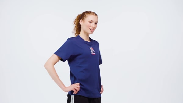 Azul CAMISETA ESTAMPADA MINI EMBROIDERY