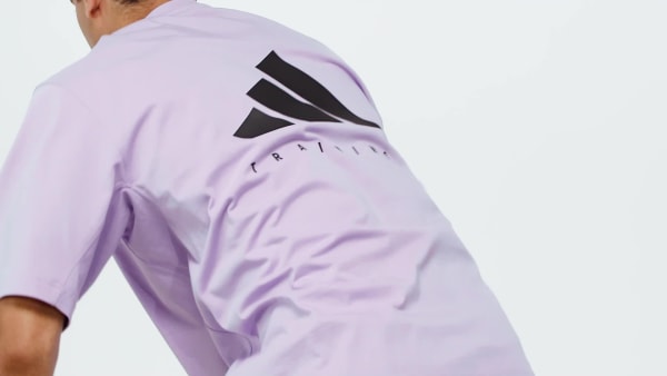 Paars PrimeLift Oversized Workout-T-shirt