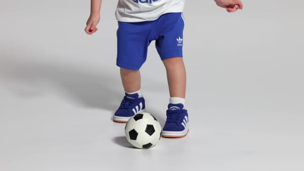 Blue Campus 00s Comfort Closure Elastic Lace Shoes Kids