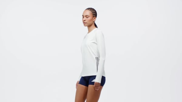 Branco Camisa HILO Long Sleeve Volleyball