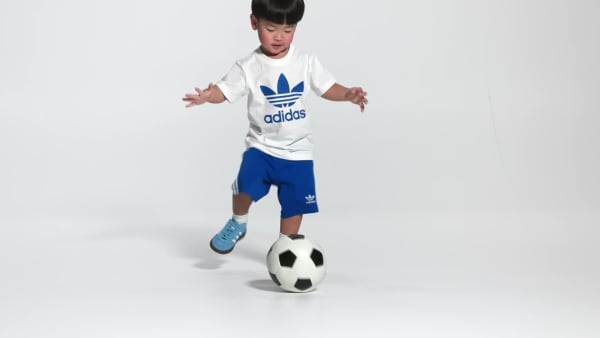 modrá Boty Handball Spezial Comfort Closure Elastic Lace Kids