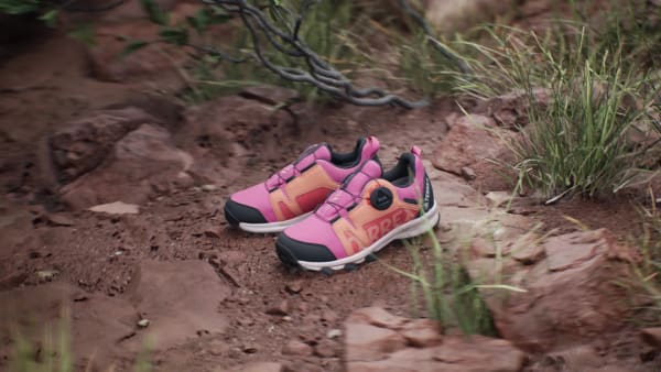 ruzová Terrex Agravic BOA RAIN.RDY Trail Running Shoes