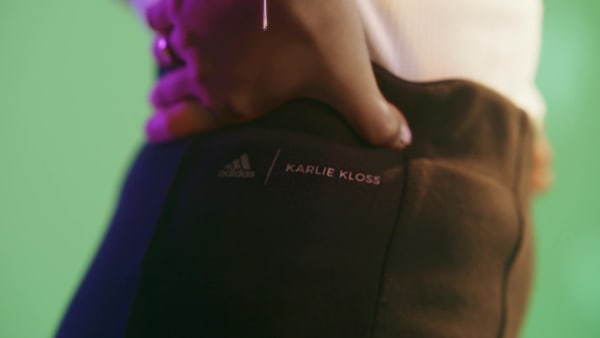 White adidas x Karlie Kloss Ribbed Tank Top TJ461