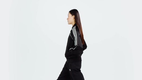 Nero SST Adicolor Satin Giacca da allenamento