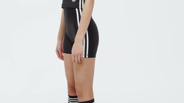 zwart Adicolor 3-Stripes Booty Short