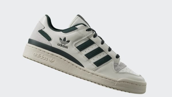 White Forum Low CL Shoes