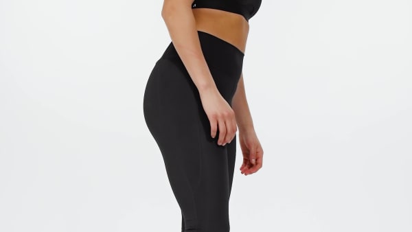 Black Optime Essentials Stash Pocket Full-Length Leggings