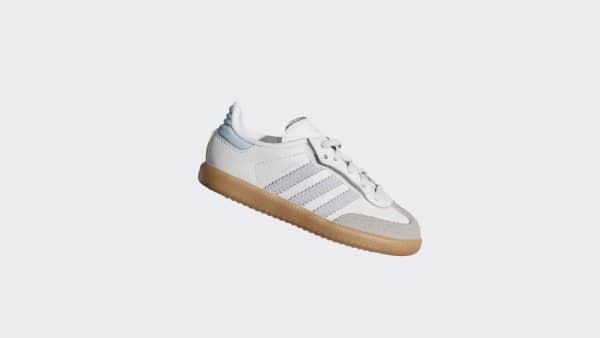 adidas SAMBA OG COMFORT CLOSURE ELASTIC LACE SHOES - White | Free