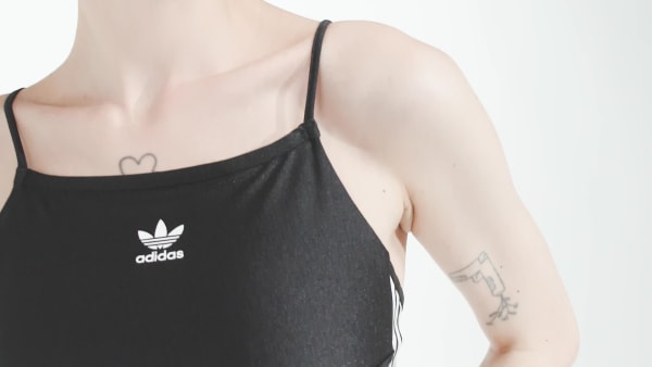 Negro Top Deportivo 3 Rayas