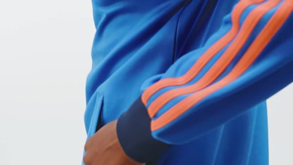 Blue Track Top