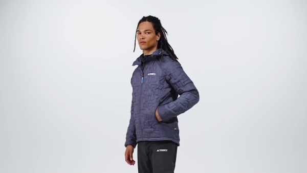Blu Giacca Terrex Xperior PrimaLoft Loose Fill Insulated Hooded
