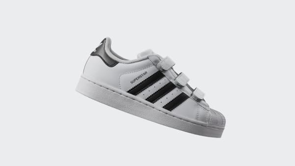 White Superstar II Comfort Closure Shoes Kids