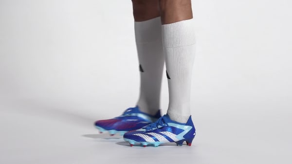 Bleu Chaussure Predator Accuracy.1 Low Terrain gras