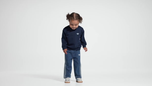 Bleu Chaussure lacets élastiques SAMBA OG X LIBERTY LONDON Enfants