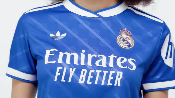 Blue Real Madrid 25/26 Cropped Third Jersey