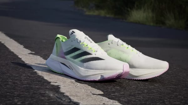 Adidas adizero boston white on sale