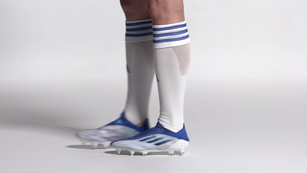 Blanco Calzado de Fútbol X Speedflow+ Terreno Blando