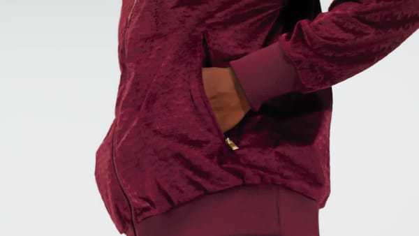 adidas Monogram Track Top - Burgundy | Free Shipping with adidas Monogram Track Top - Burgundy | Free Shipping with