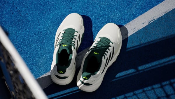 White Courtjam Control 3 Tennis Shoes