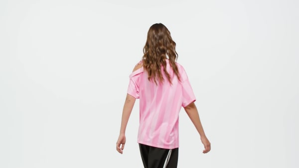 adidas Originals Off Shoulder Jersey - Pink | adidas Singapore