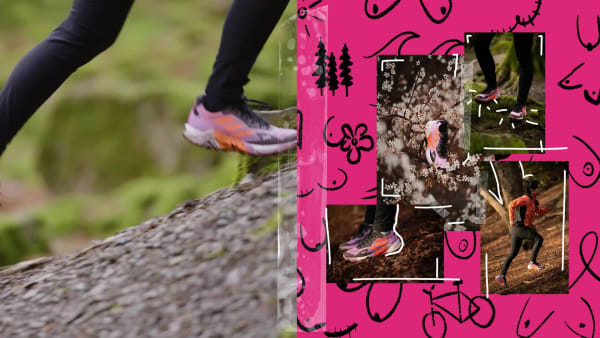 fialová TENISKY TERREX AGRAVIC ULTRA BCA TRAIL RUNNING