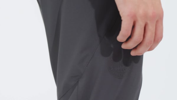 Grey FC Bayern Tiro 25 Competition Vis Tech Travel Pants