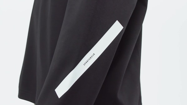 Svart Z.N.E. Long Sleeve Long-Sleeve Top