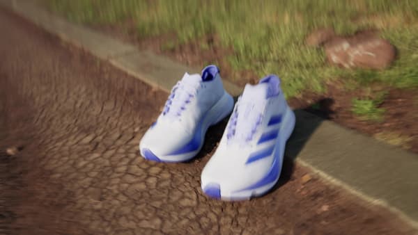 White Adizero Boston 12 Shoes