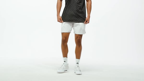 ボトムスその他 adidas Graphic Shorts Silver IW6303 Adidas Men's Ultimate 3-Stripe Competition Moisture-Wicking