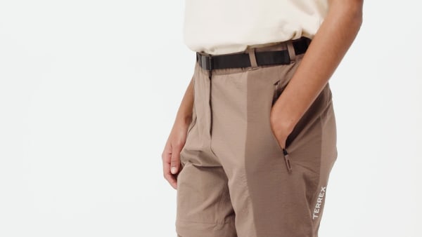 Brown Terrex Xperior Utilitas CLIMA365 Zip-off Tracksuit Bottoms

