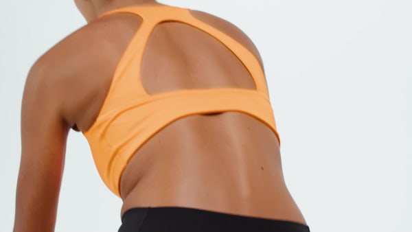 oranzová Podprsenka Optime Workout Medium Support